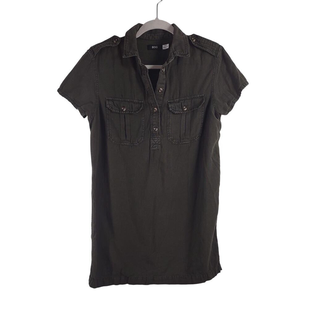 Urban Outfitters BDG Linen Blend Shirt Dress, Size Small